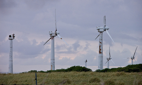 Rusty Abandoned Turbines